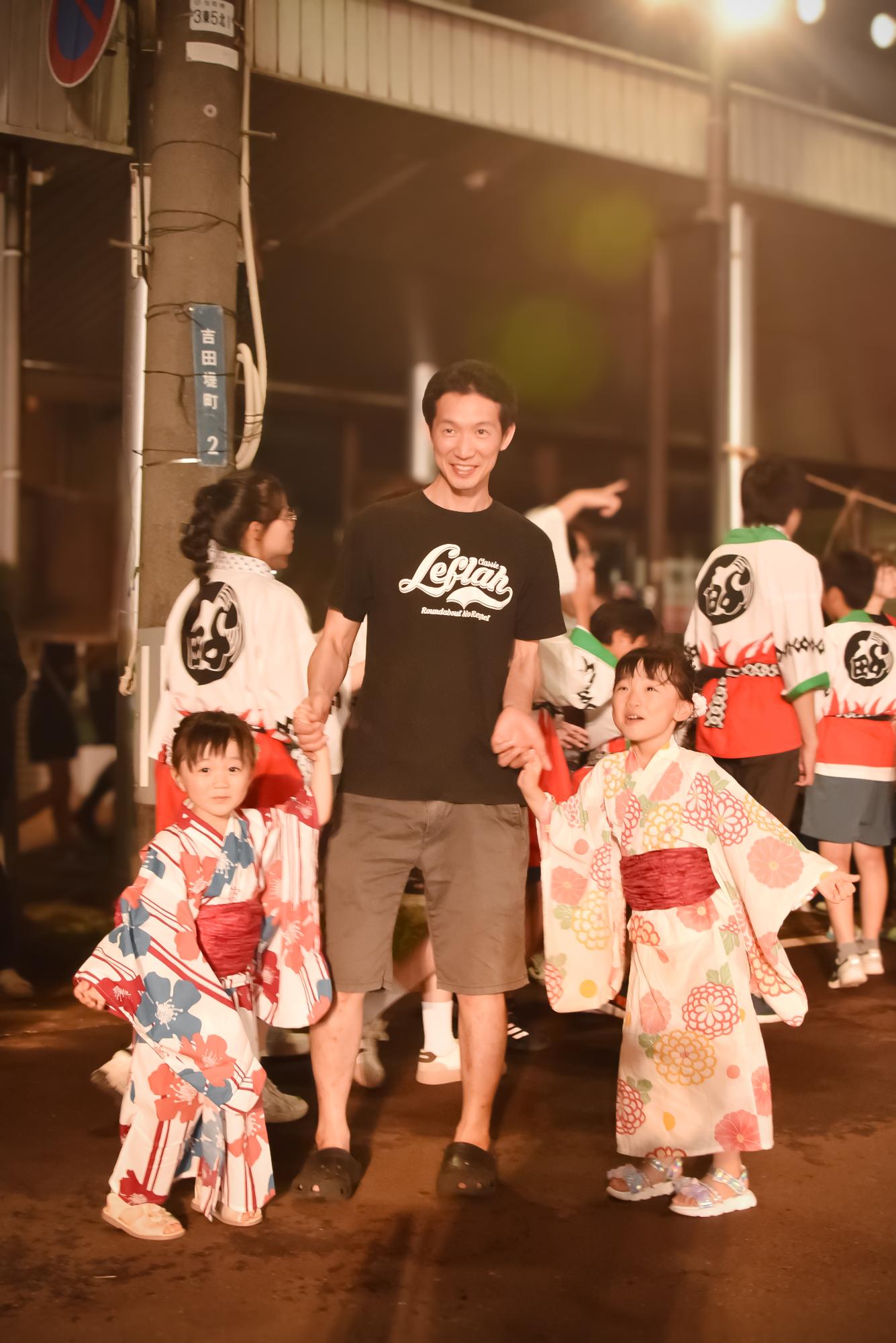 民謡流しの様子