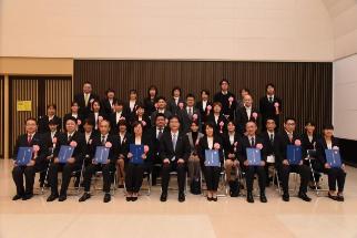 介護職員表彰の様子