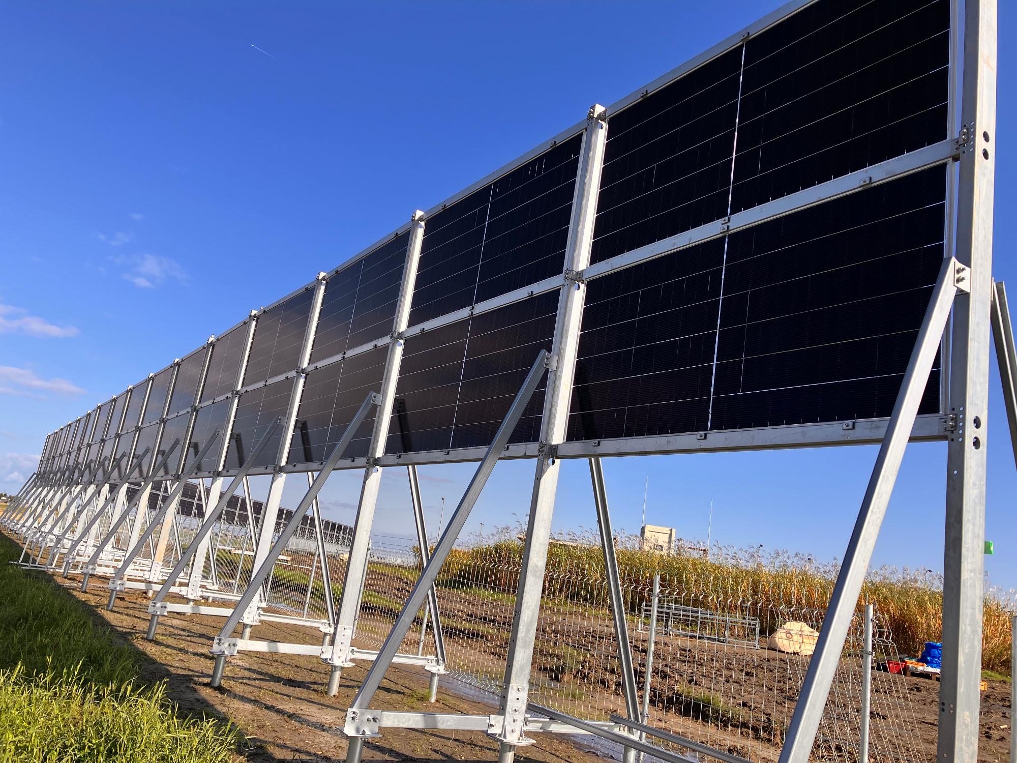下水終末処理場太陽光パネル