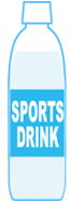 ペットボトルのスポーツドリンクのイラスト