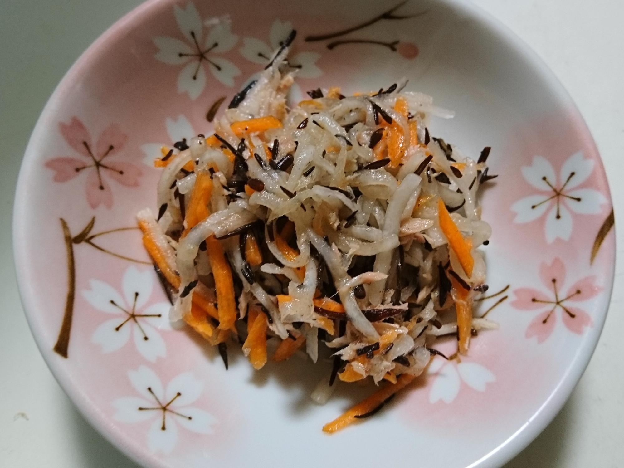 ひじきと大根のツナ和え