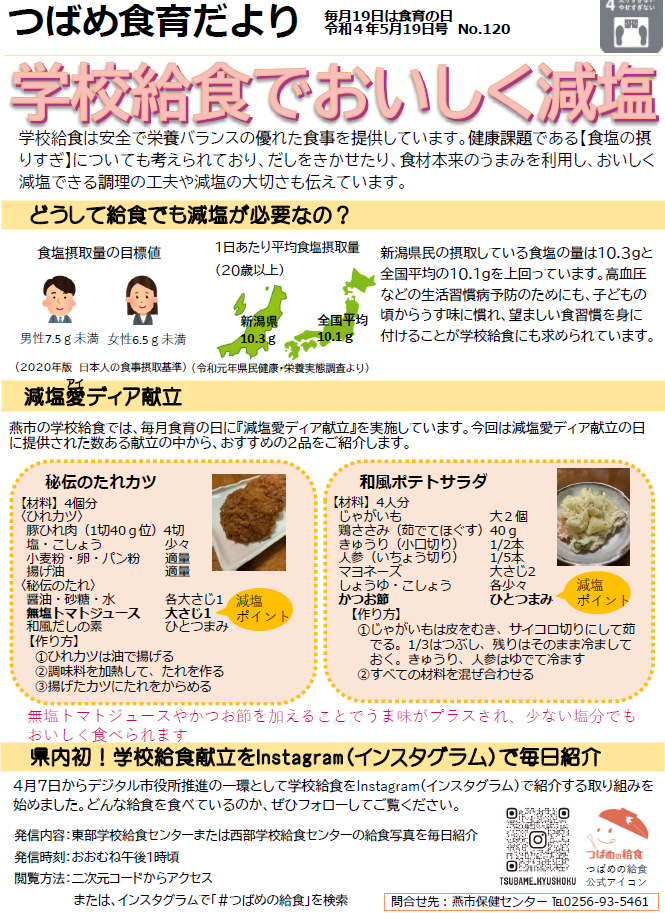 令和4年食育だより5月号