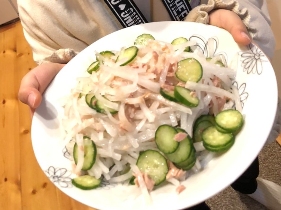 大根とツナのサラダ