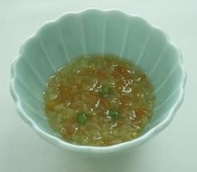 3種類の野菜が溶け込むラタトゥイユの写真
