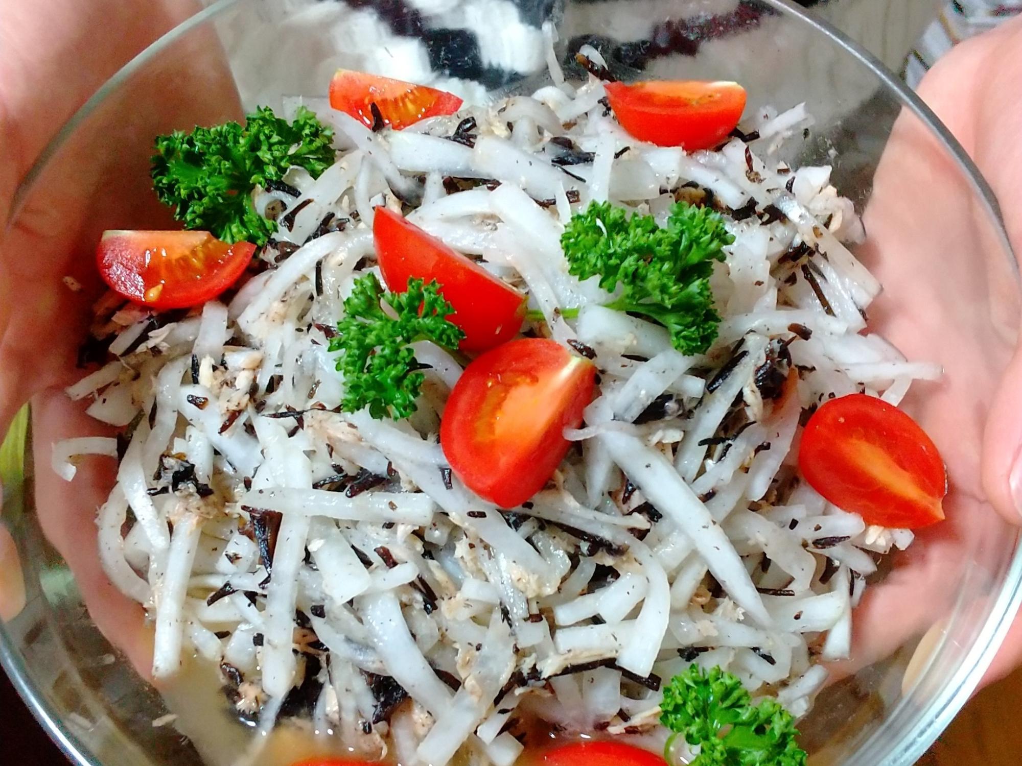 ひじきと大根のツナあえ