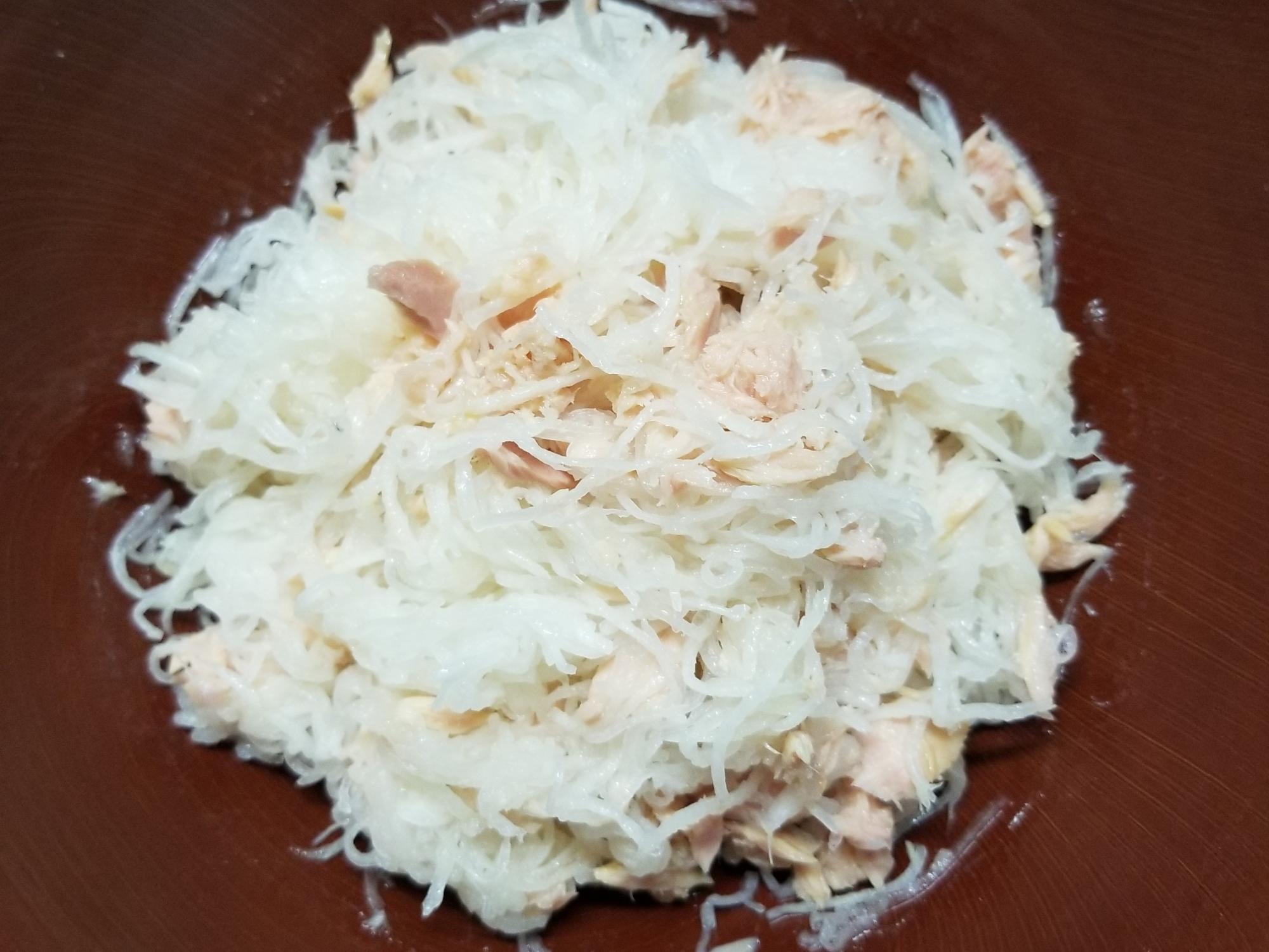 大根とツナのサラダ