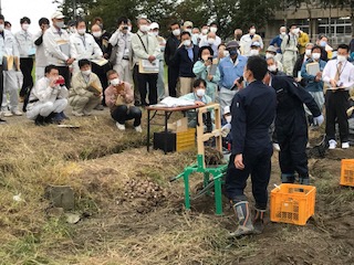 五泉での実演会