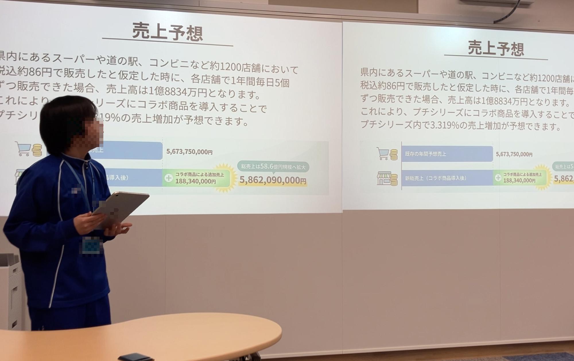 プレゼンテーションの様子