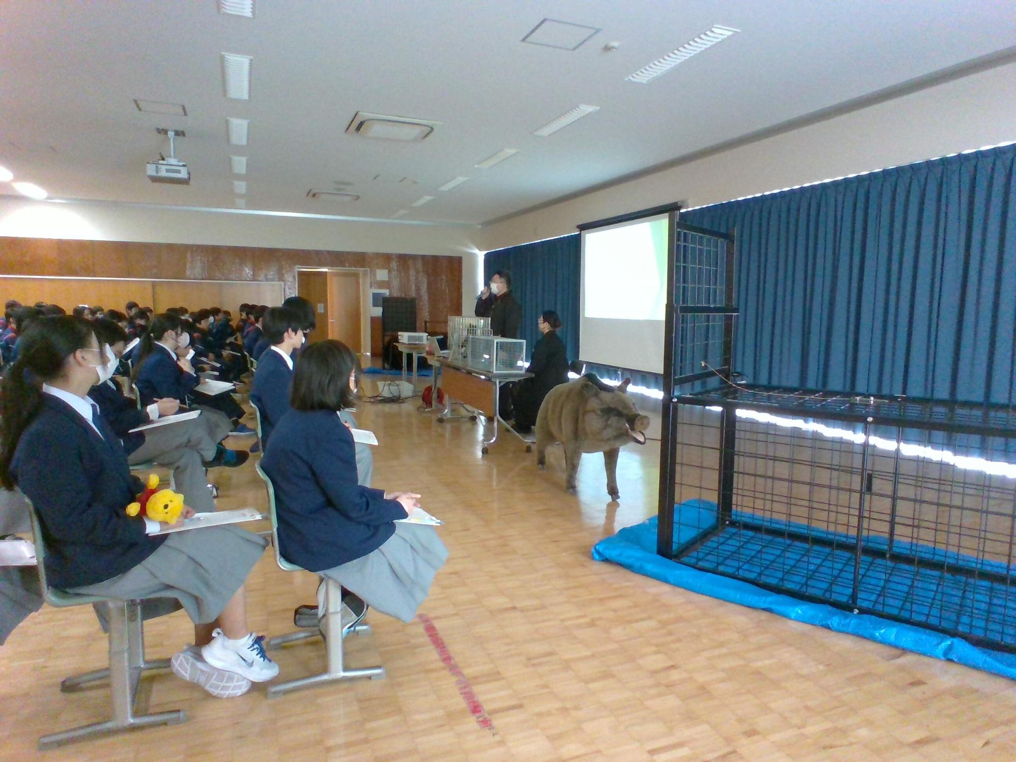 キャリア講演会の様子