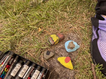 長善館学習塾の塾生がキャンプで作ったクラフト