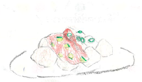 さといも唐揚げのトマトソースがけ