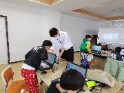 第1回つばくろロボキッズ教室の様子