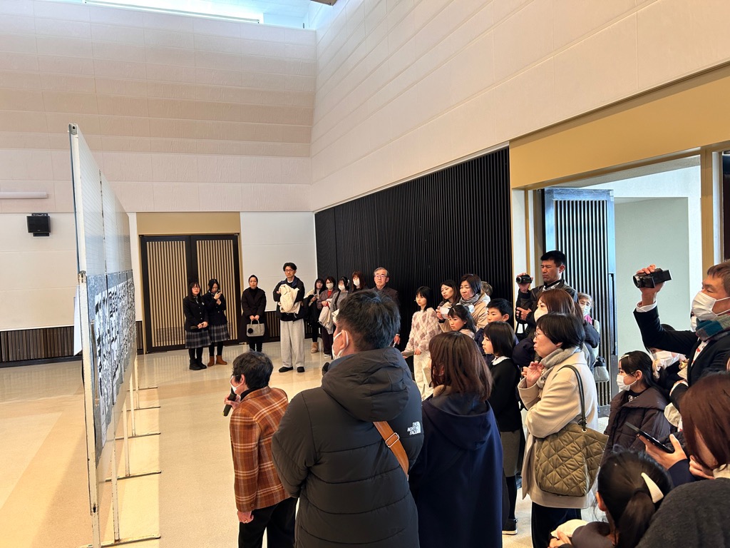 良寛書道展会期中の写真