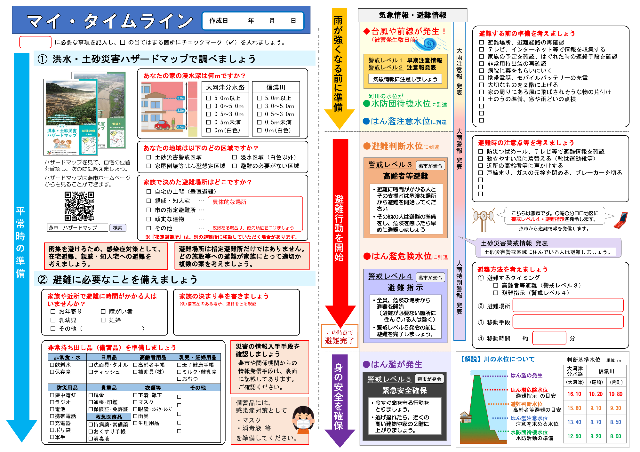 マイ・タイムライン記入面