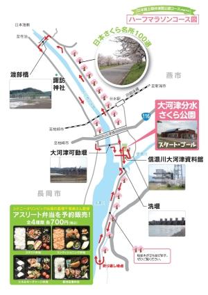 「燕さくらマラソン大会」のポスター