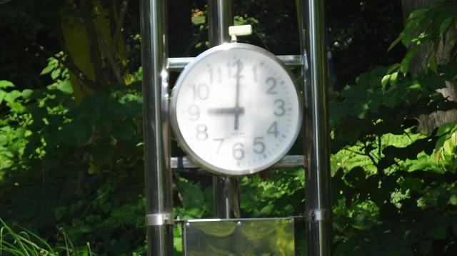 9時ちょうどを指している時計の写真