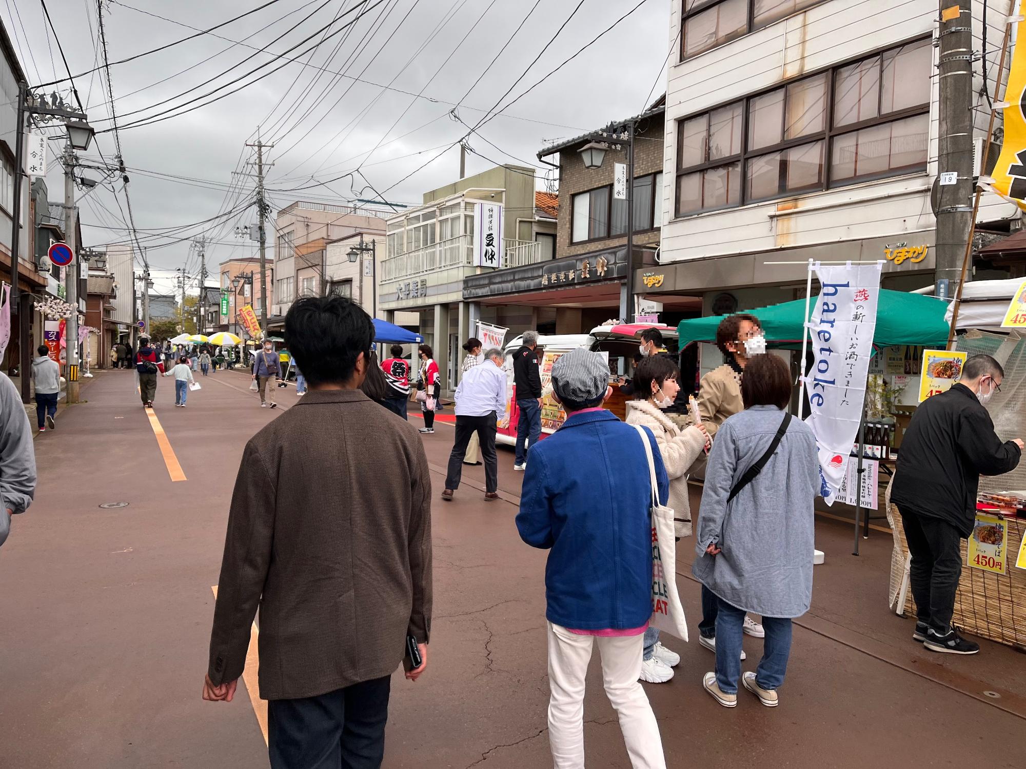 街歩きの様子