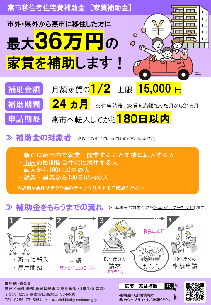 家賃補助金チラシ_オモテ