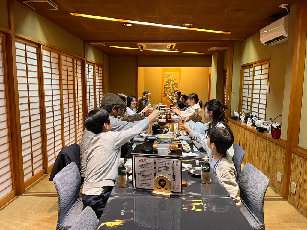 移住者忘年会カンパーイ!