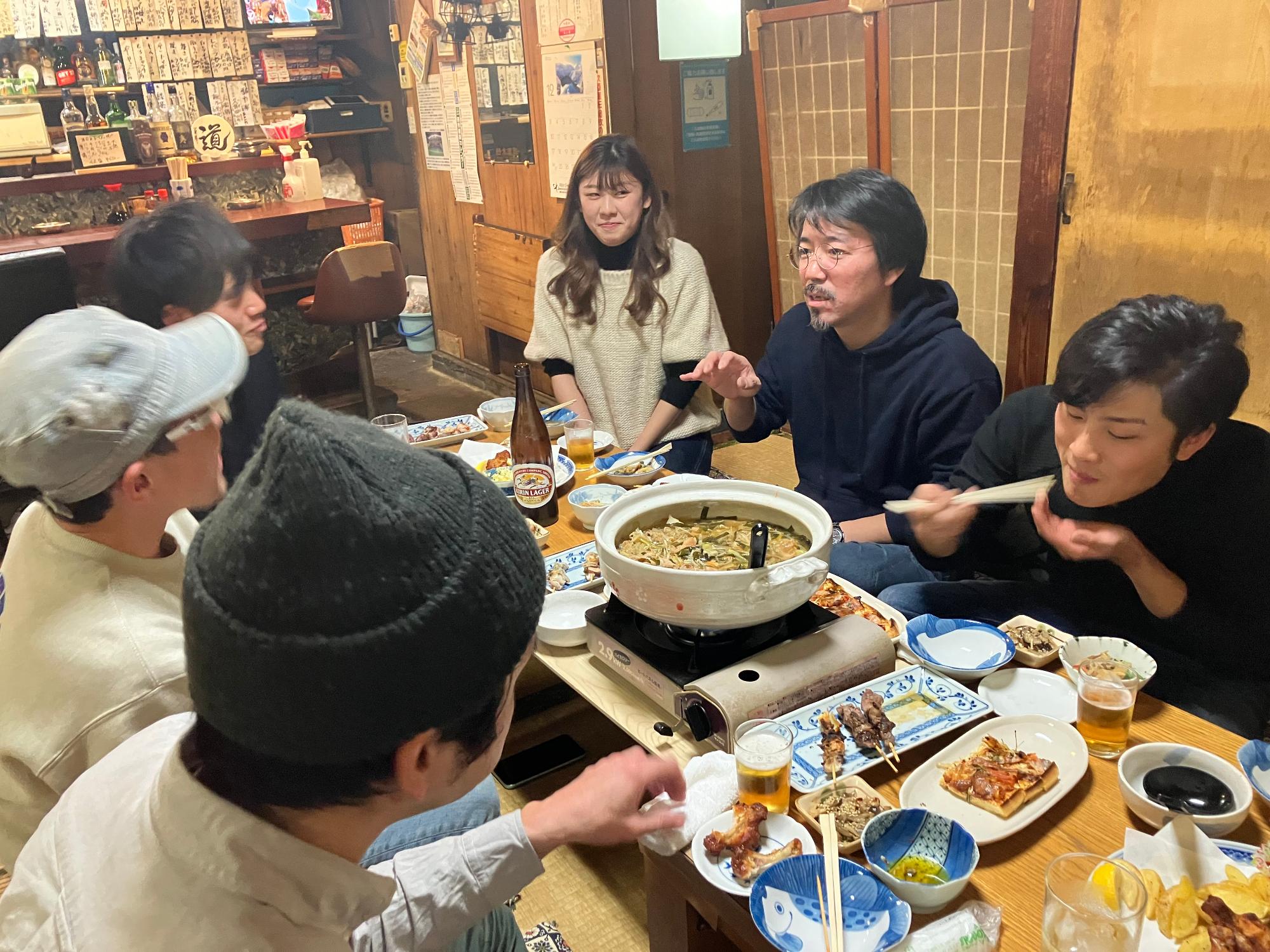 忘年会の様子