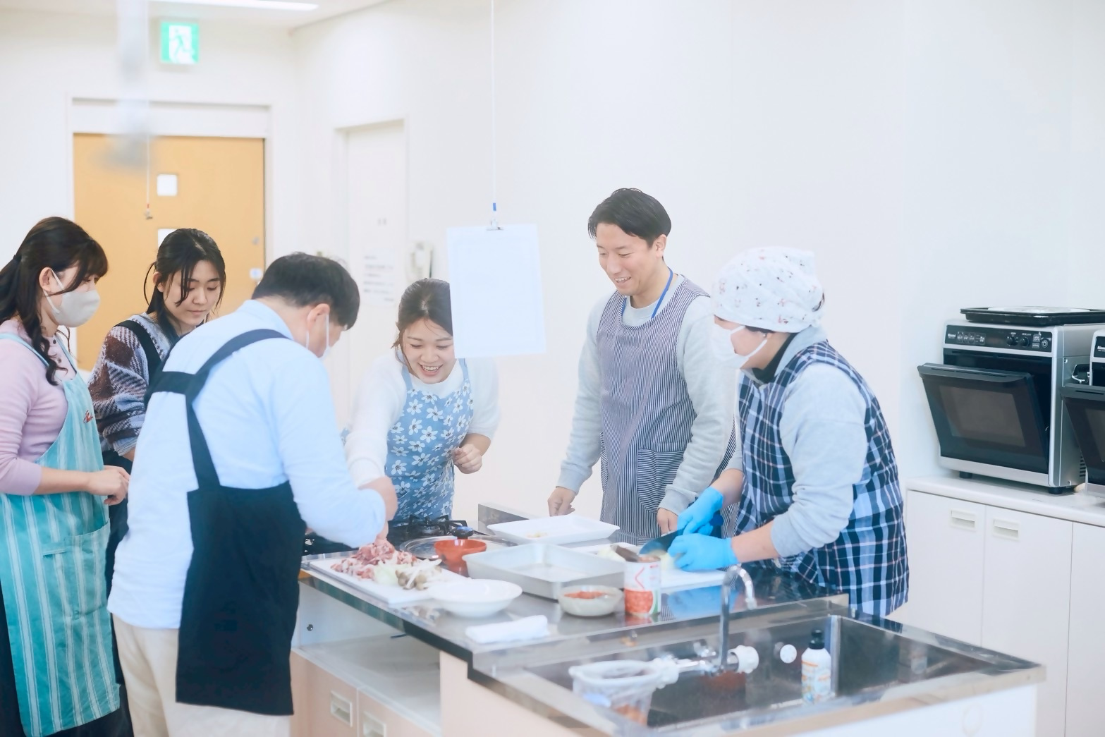 グループ1の調理の様子