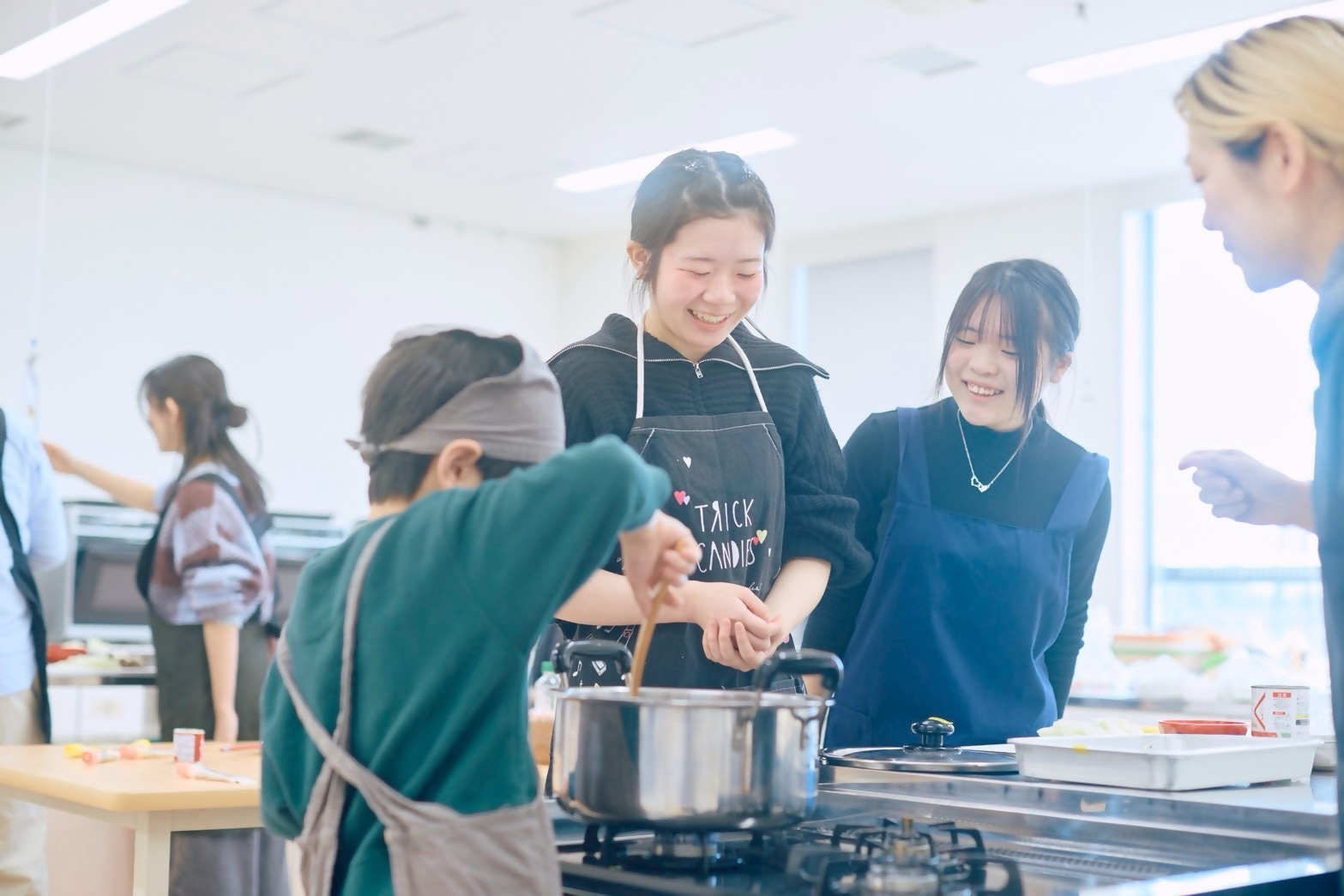 グループ2の調理の様子