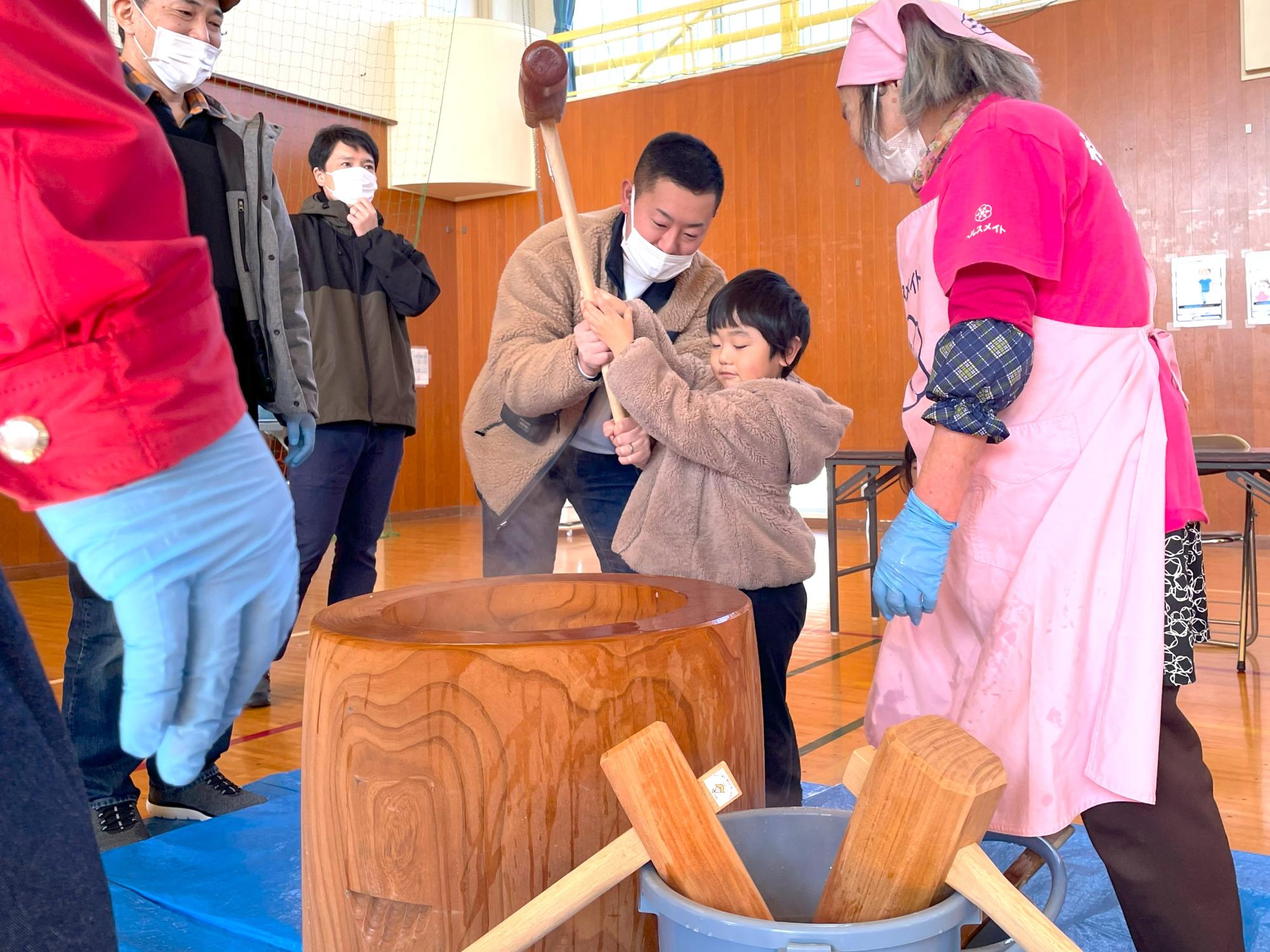 餅つき大会
