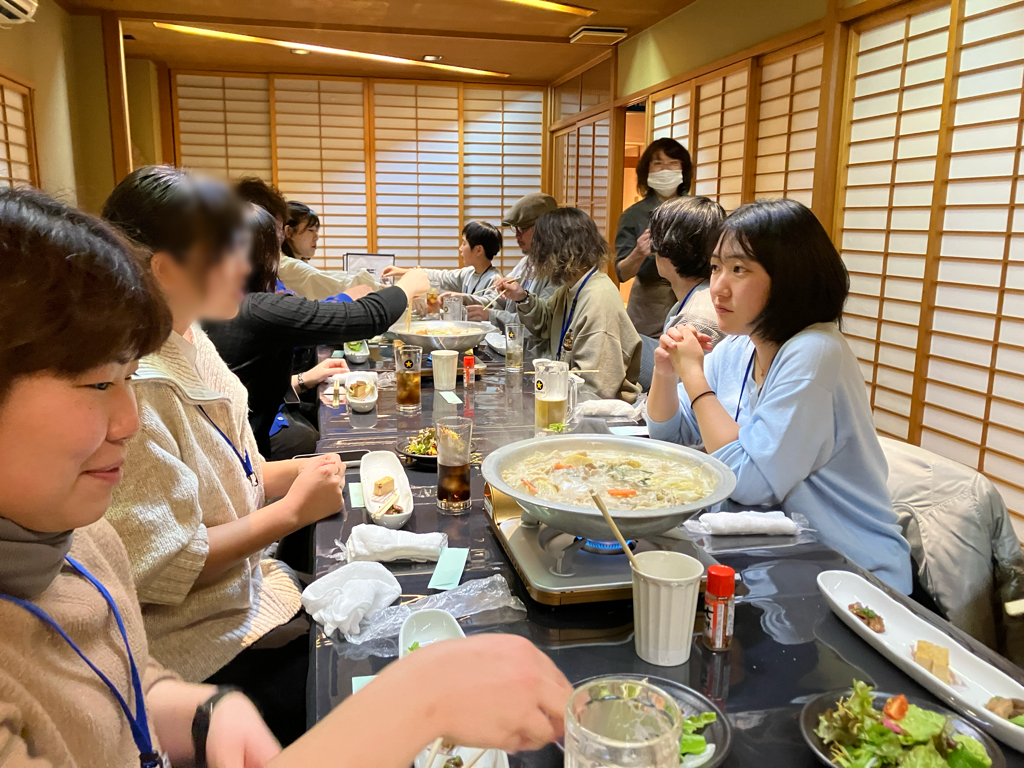みんなで楽しく交流中