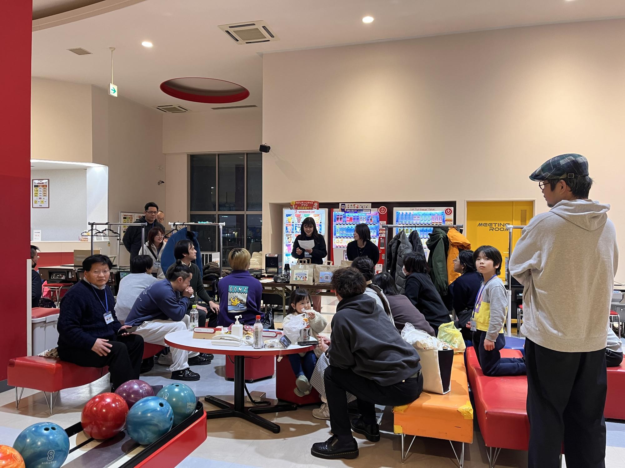 ゲームや賞品の説明中