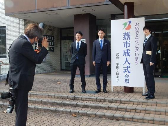 分水会場の様子