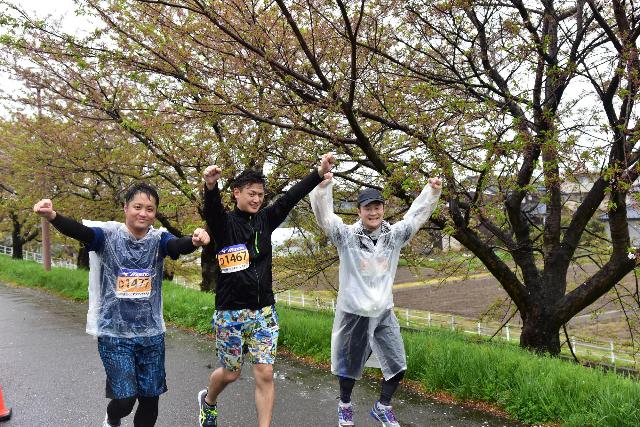 走っているランナーの様子