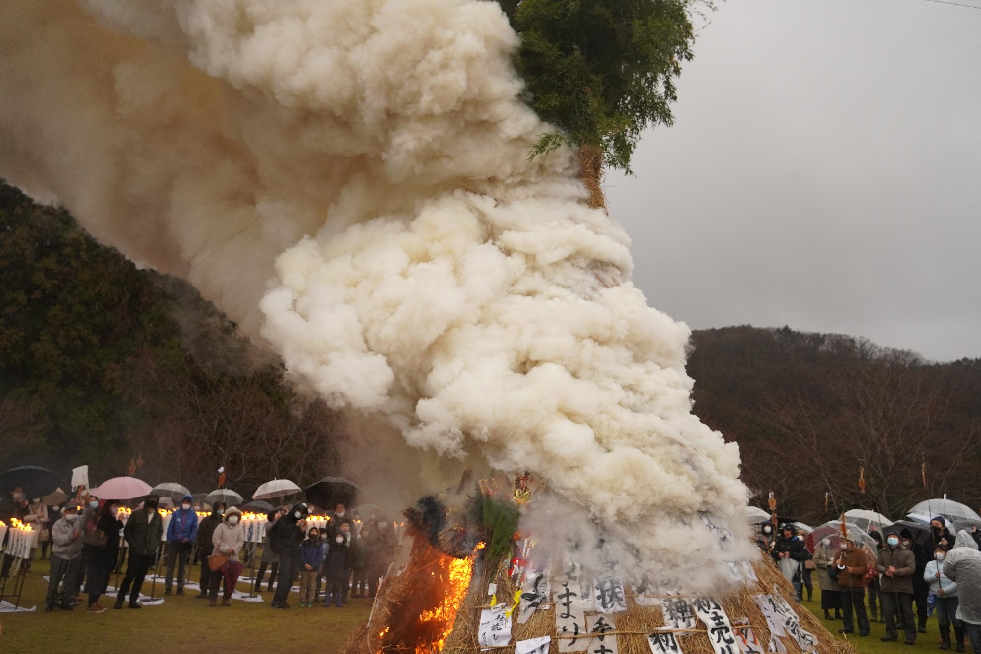 国上塞の神の様子