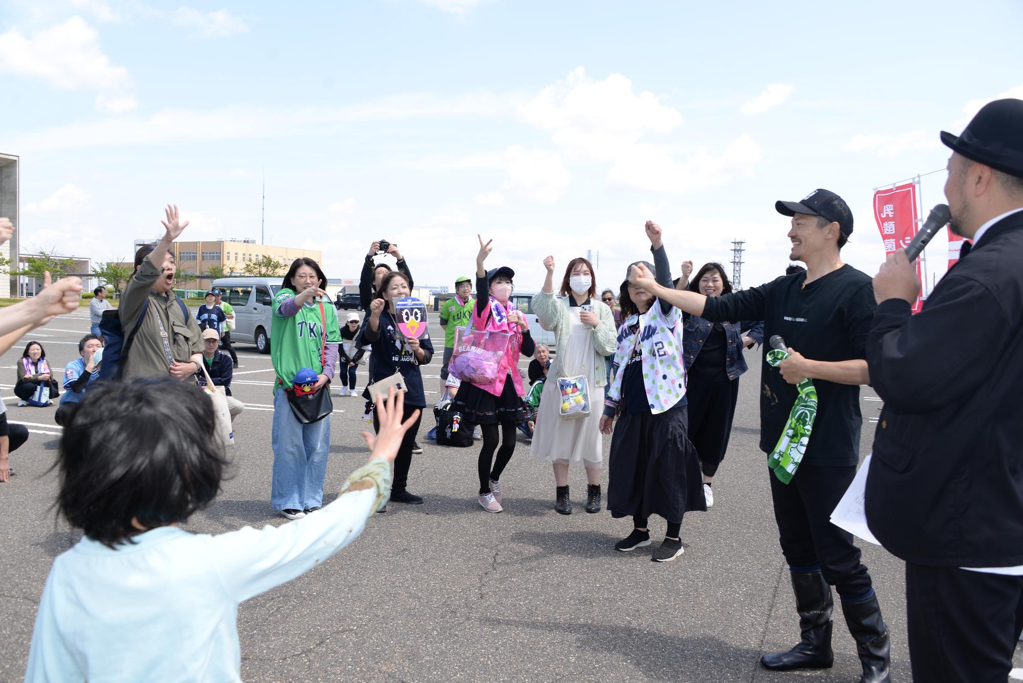 抽選会の様子その1