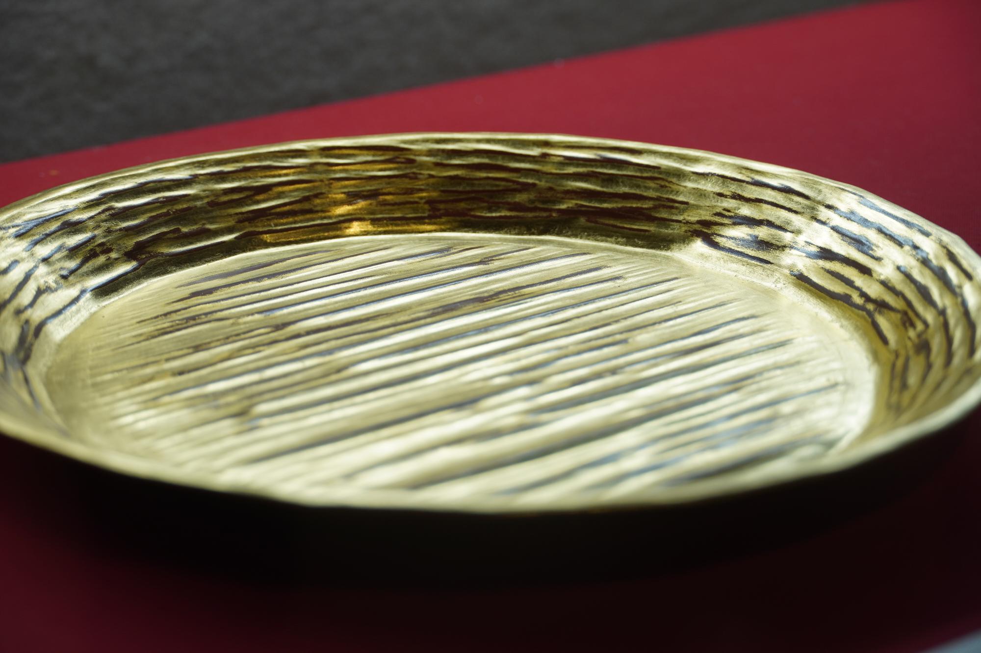 展示されている金にちなんだ作品