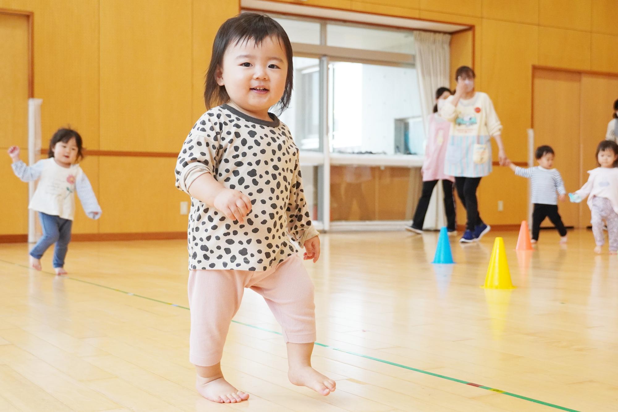 園活動を楽しむこども