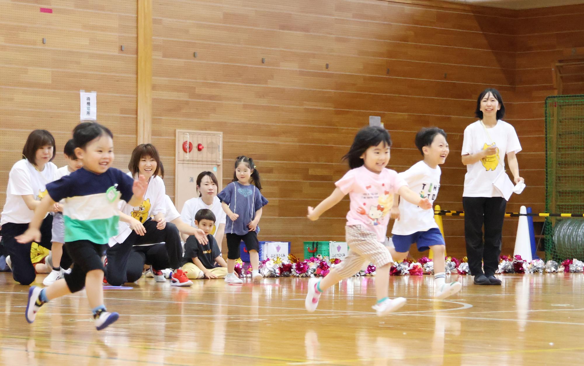かけっこの様子