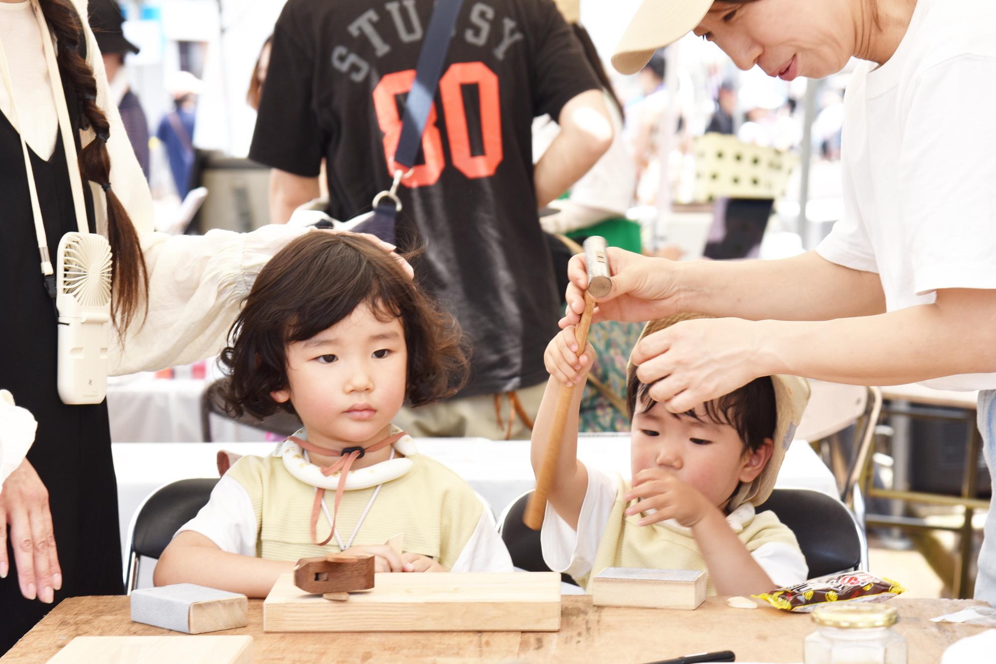 子ども遊び広場の様子