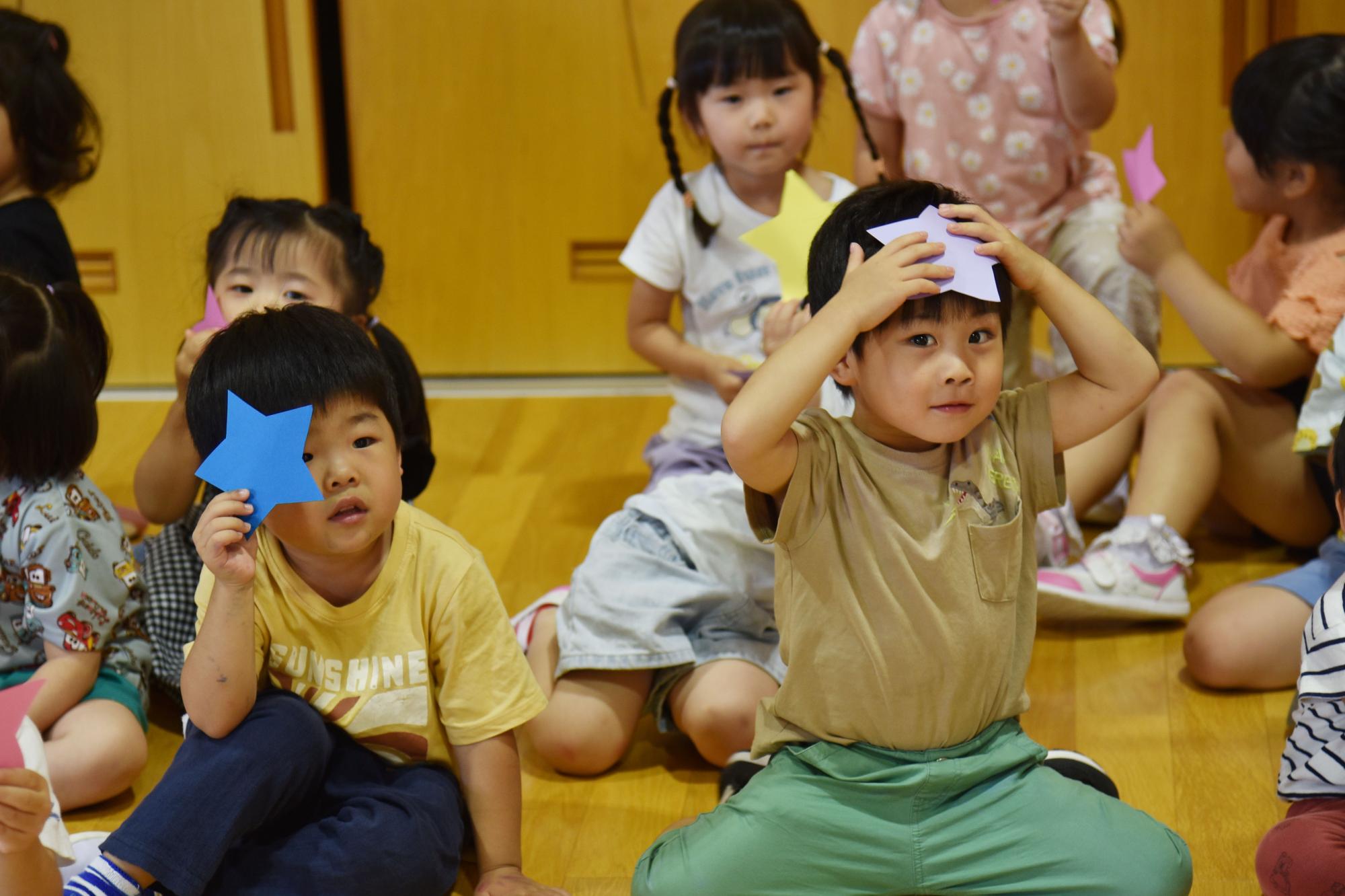 七夕お楽しみ会の様子