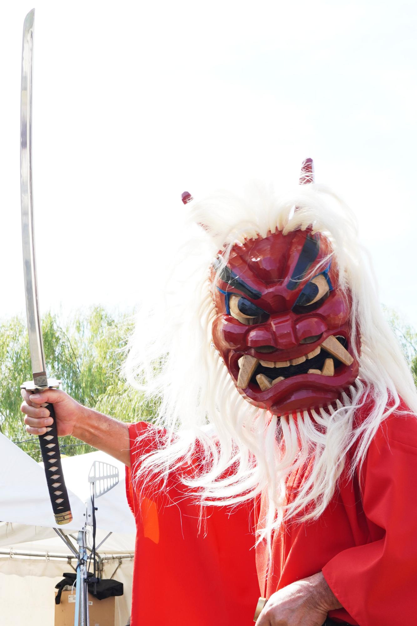 酒吞童子行列の様子