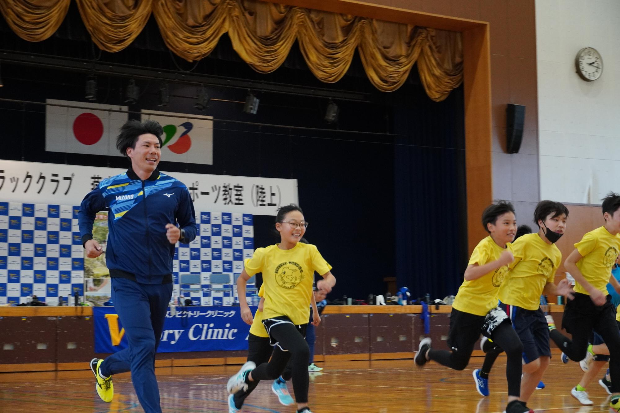 練習している様子