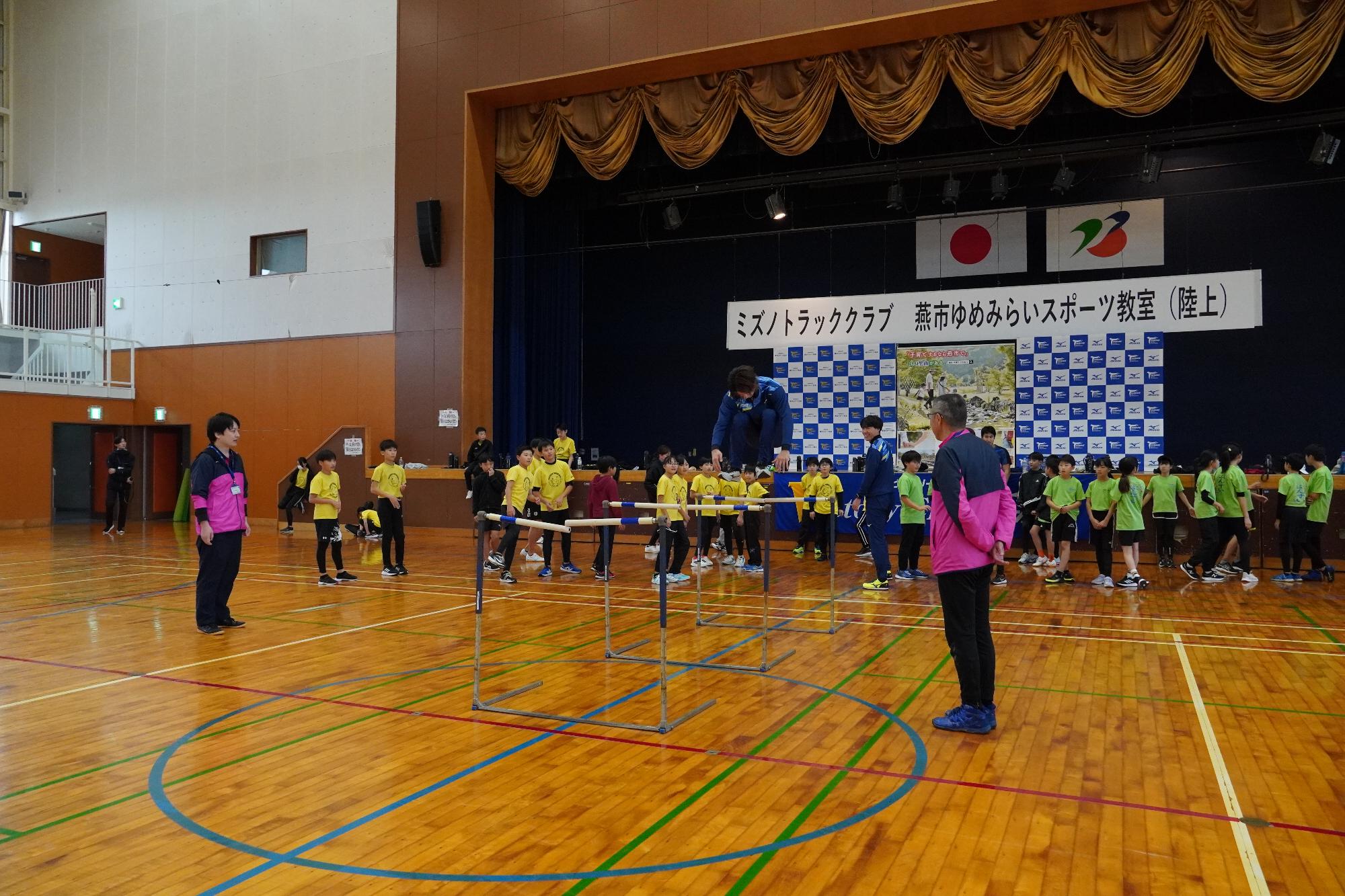 ハードルの様子