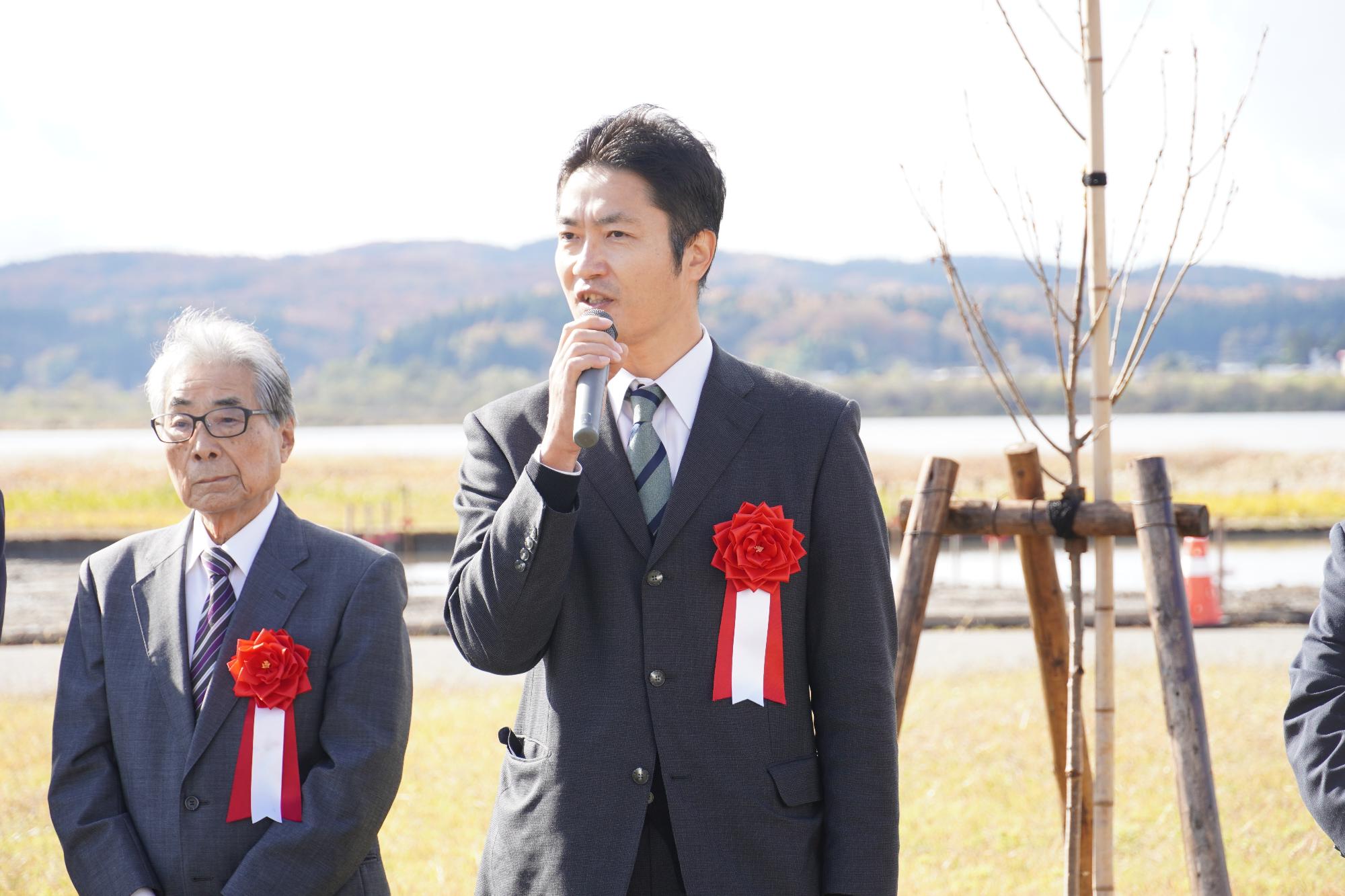 信濃川河川事務所土屋事務所長の挨拶