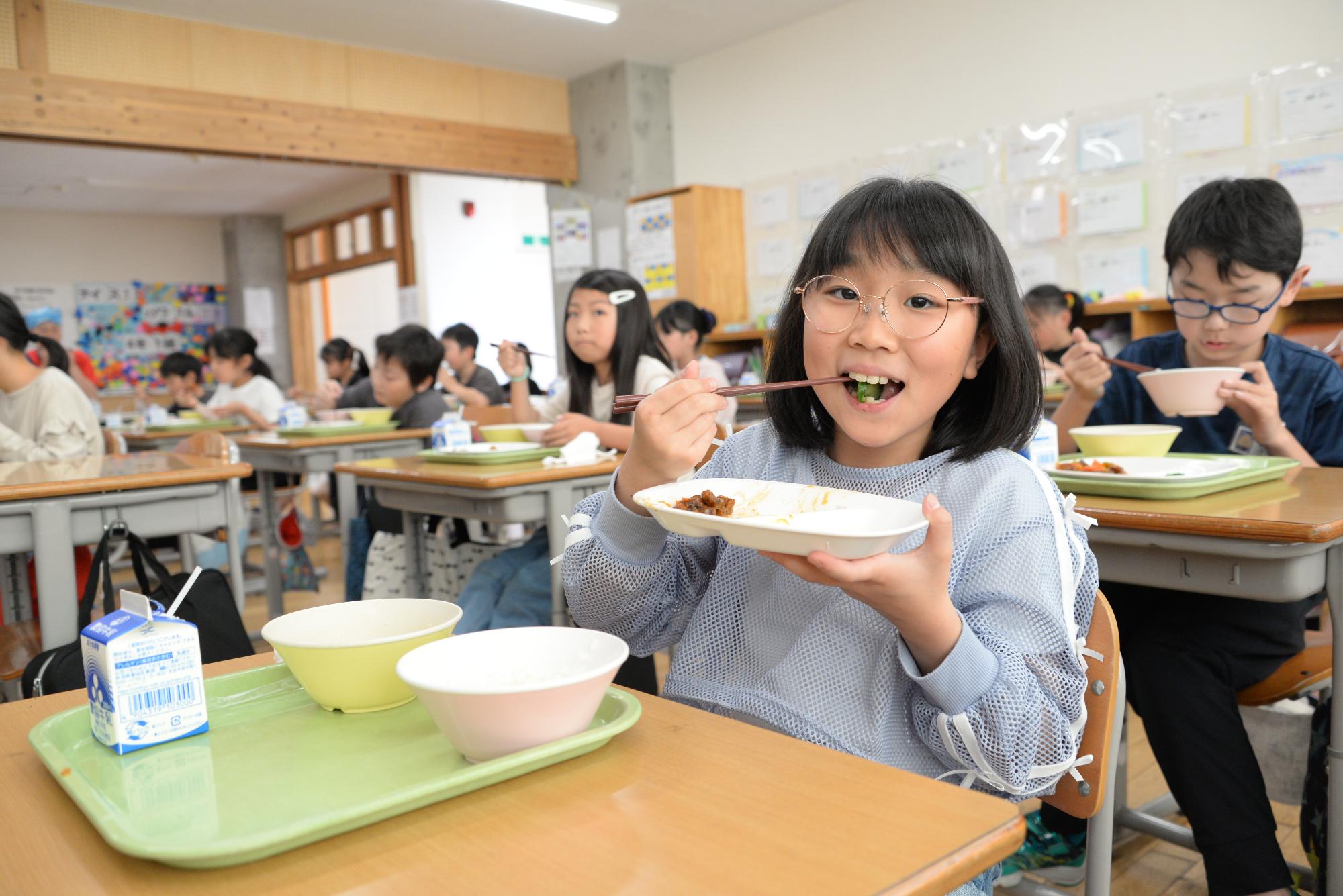 給食の様子