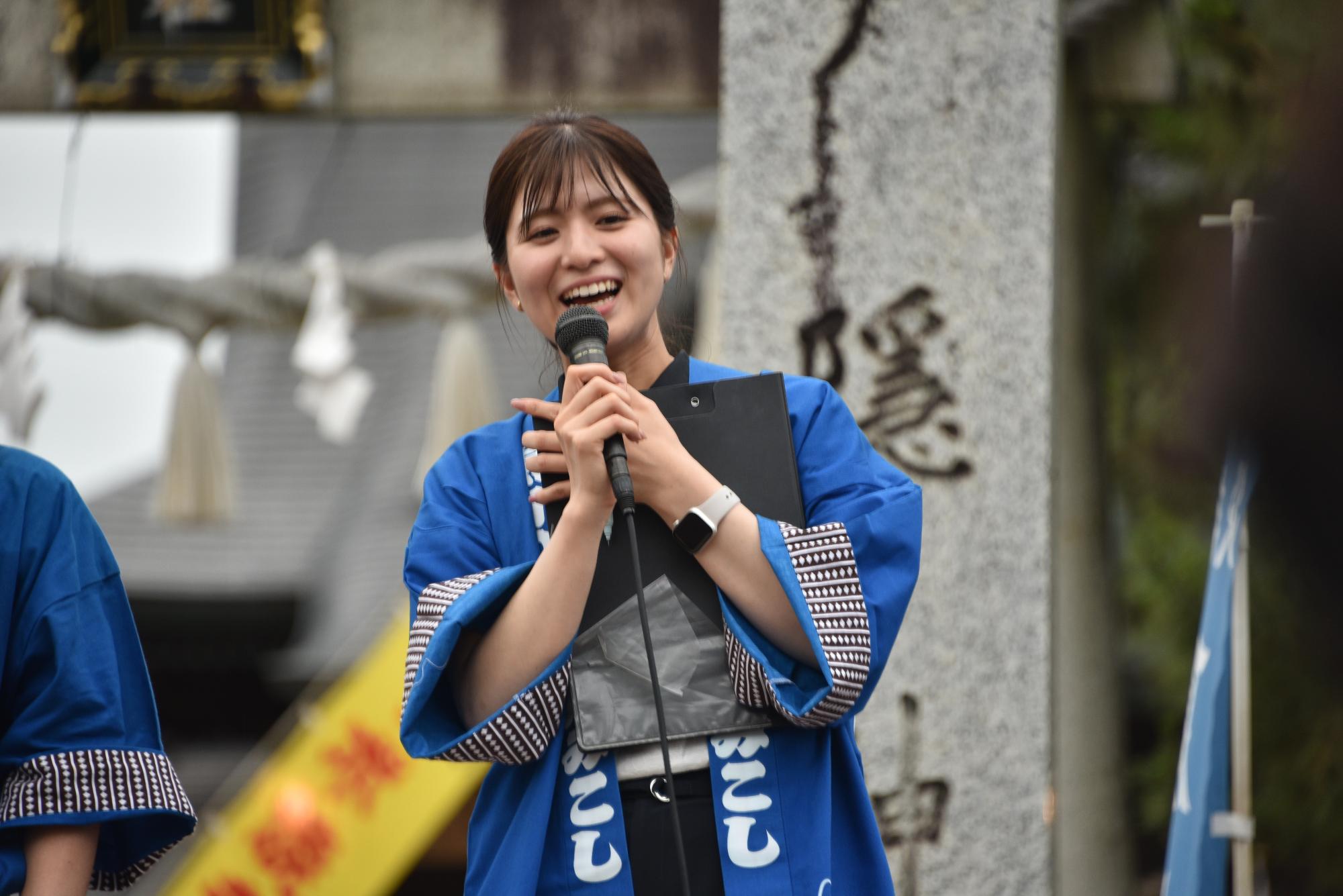 MCを務めた大塩さん