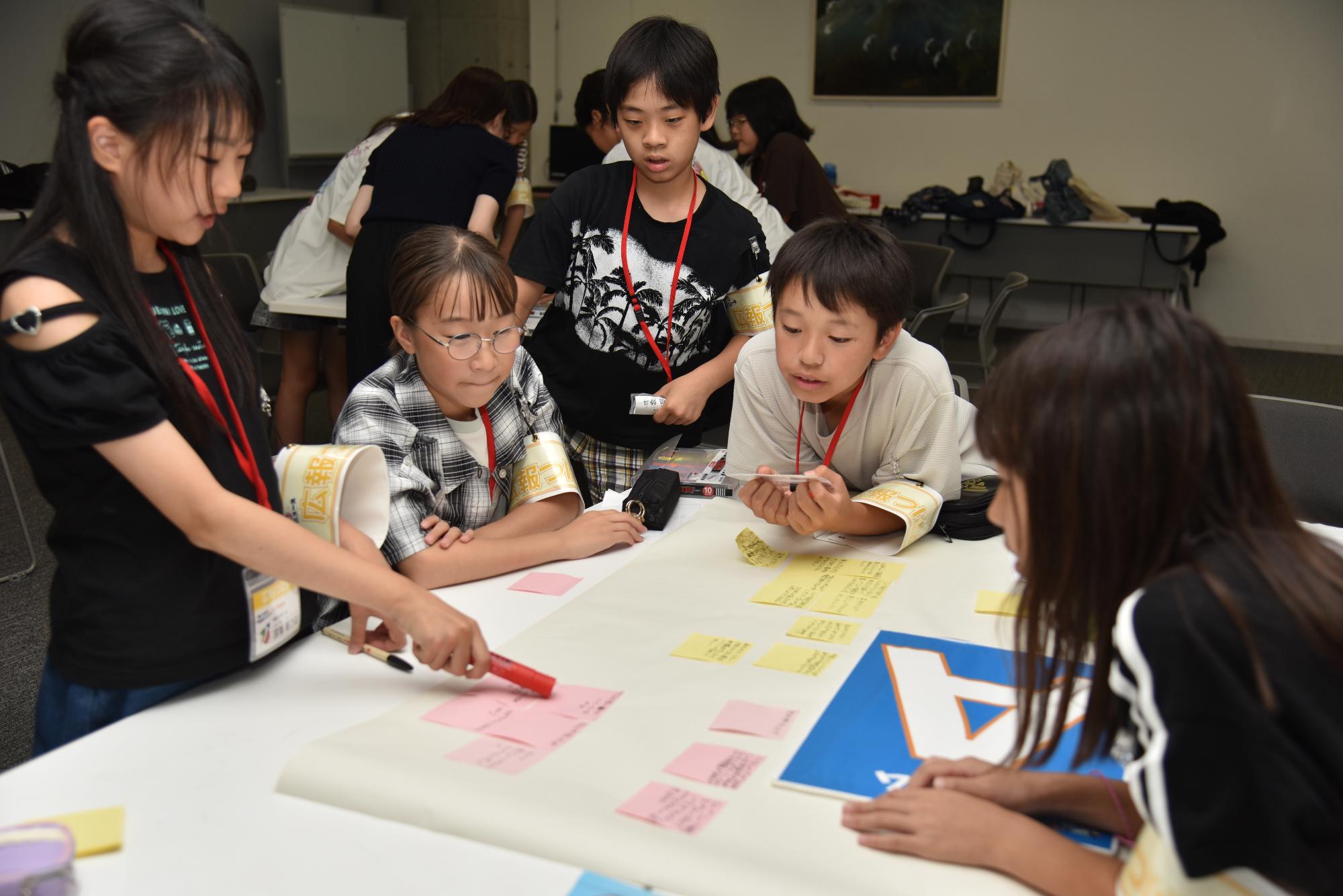 子ども記者の編集会議