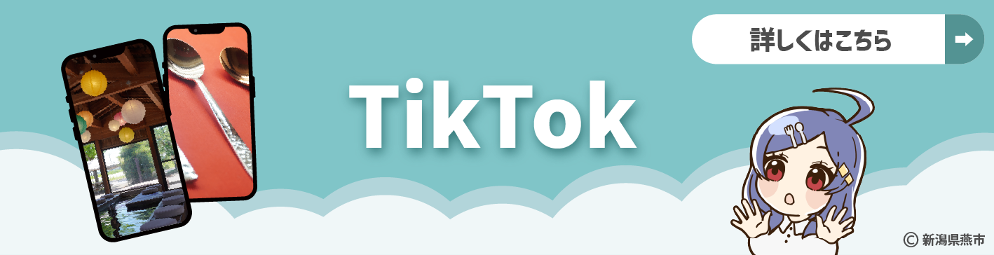 TikTokのバナー