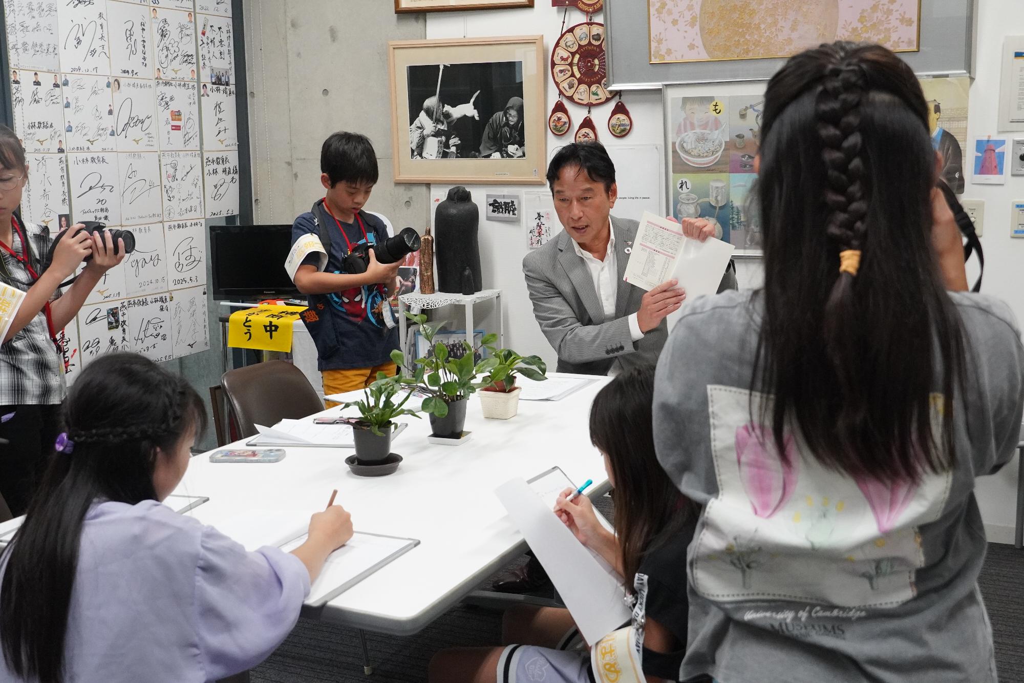 子ども広報撮影