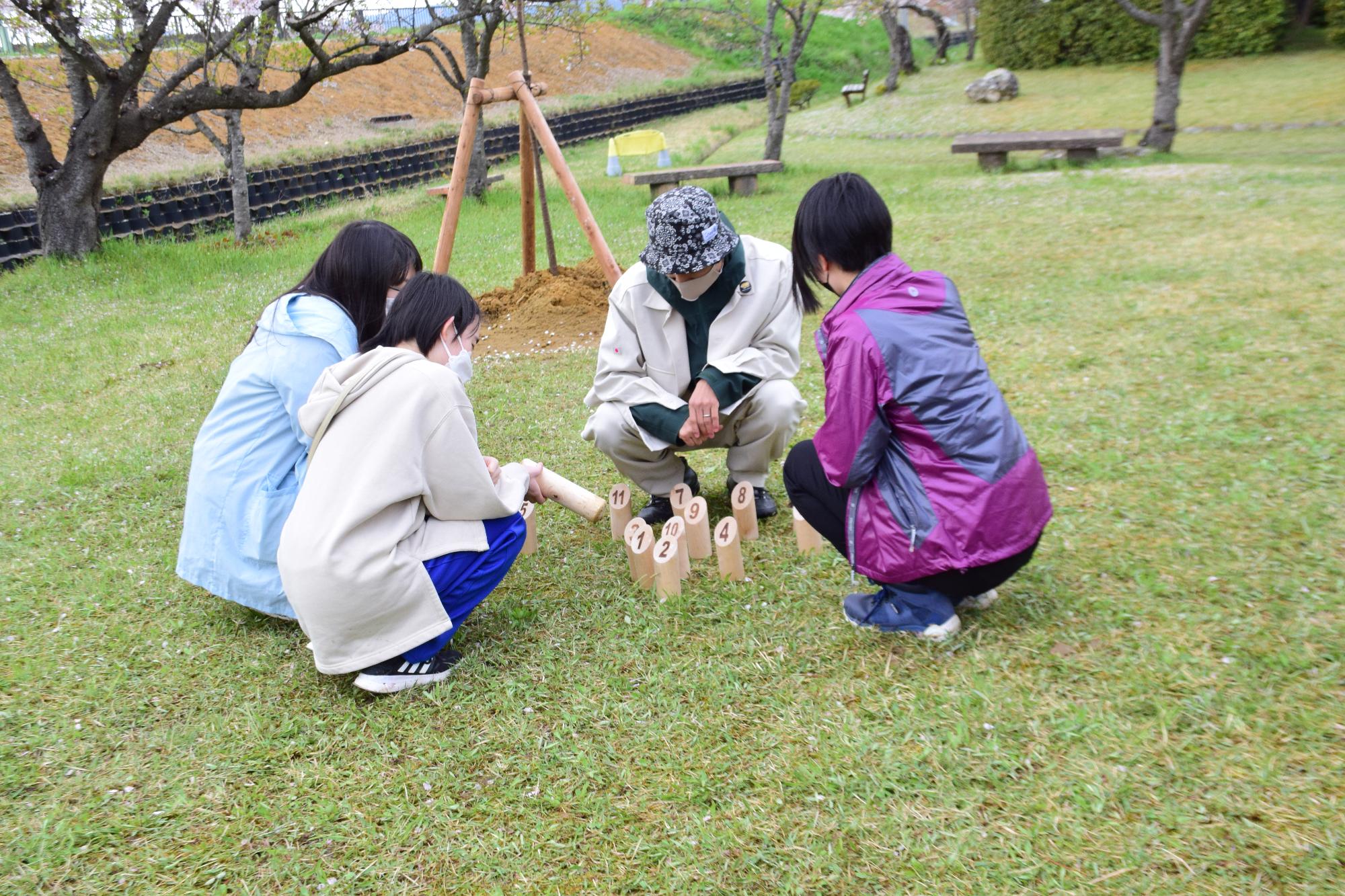 モルック体験会の様子