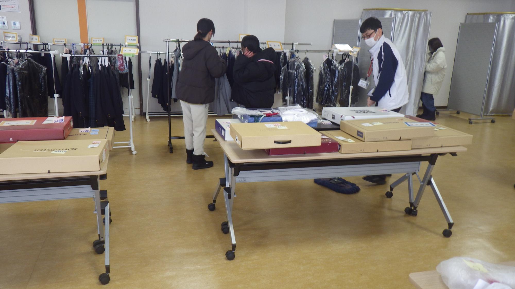 落ち着いてきた会場
