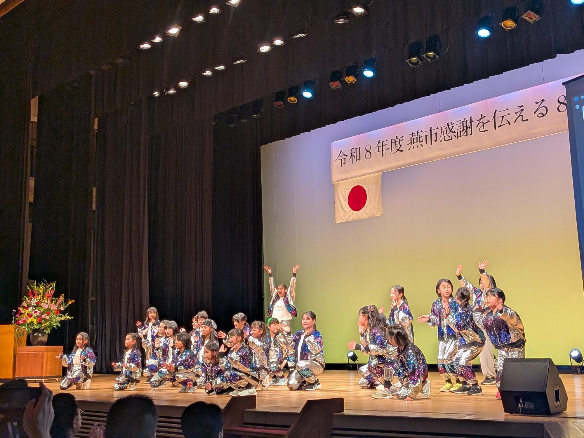 分水児童館ダンスサークルの子ども達